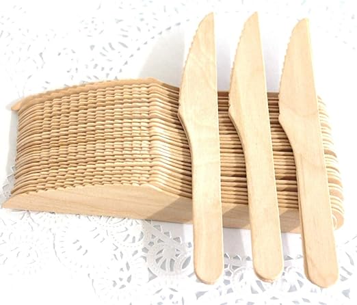Wooden cake cutting knife