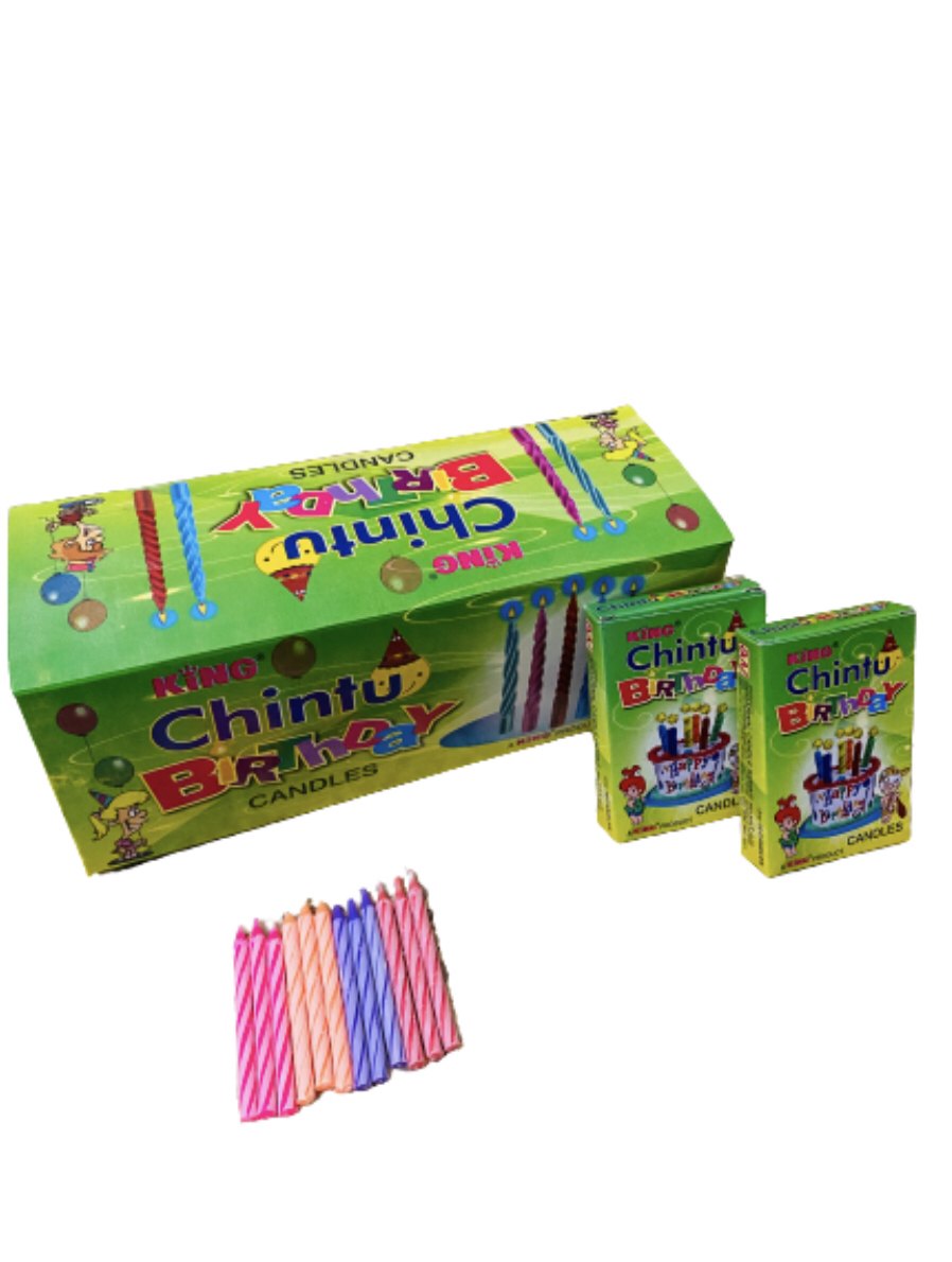Chintoo birthday candles for cake ( Pack of 12)