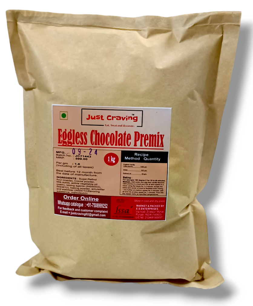 Eggless Vanilla cake sponge premix 1 kg