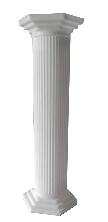 Plastic Pillars Wedding Cake Stand Fondant Tools Support Decoration. 6-Pieces