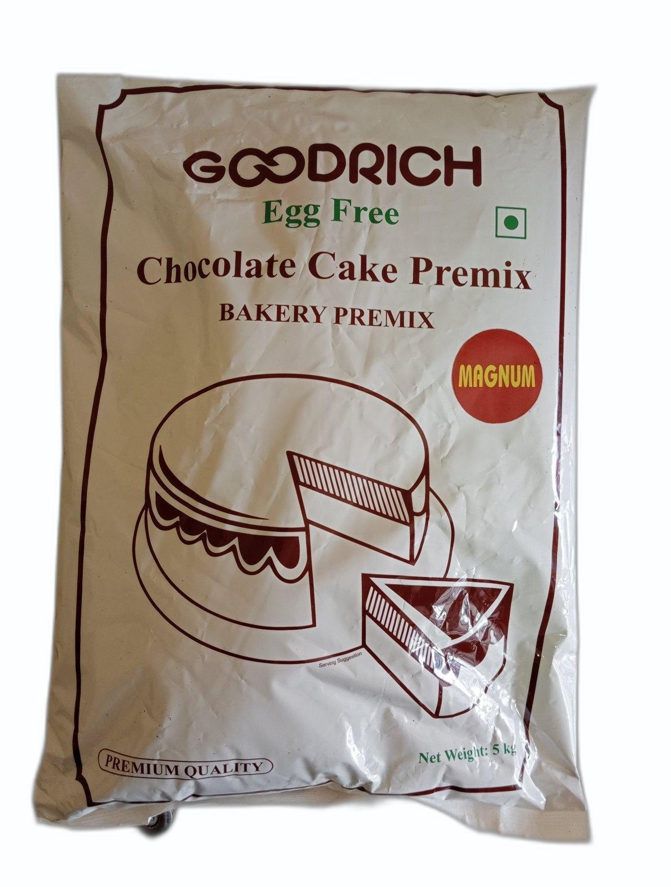 Eggless Chocolate cake, sponge premix (Godrich) 1 kg.
