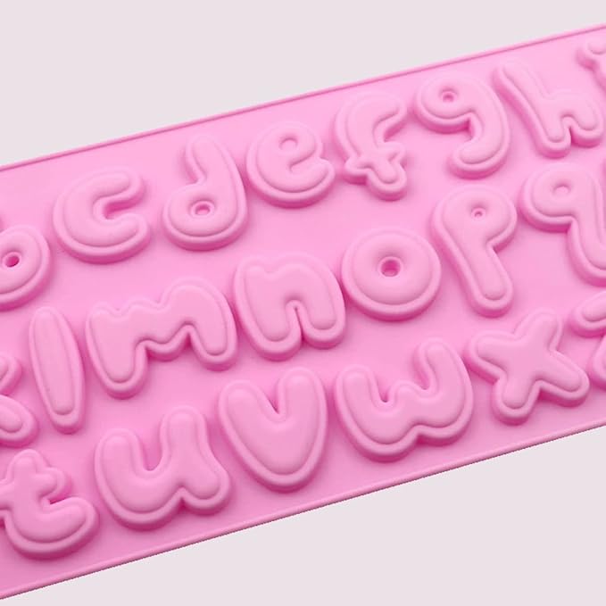 Silicone Lower Case Alphabets Mould