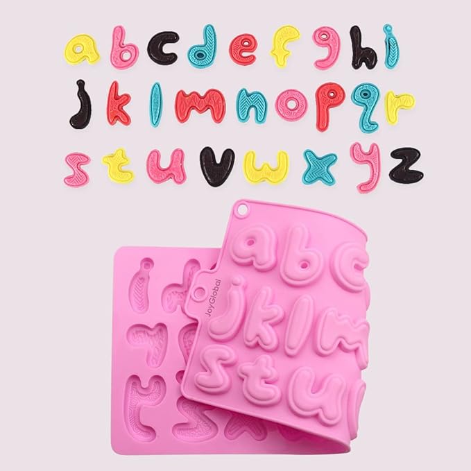 Silicone Lower Case Alphabets Mould