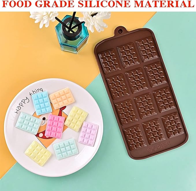 12 cavity mini chocolate bar mould