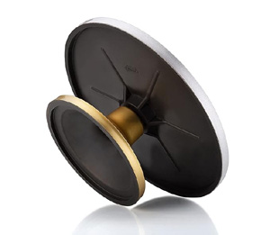 Turn table  12 Inch, Silver Top & Golden Bottom,