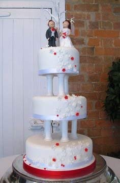 Plastic Pillars Wedding Cake Stand Fondant Tools Support Decoration. 6-Pieces