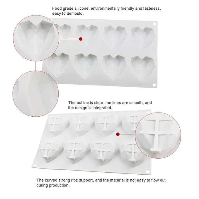 Heart Shape Pinata silicone mould